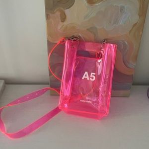 Nana-nana A5 crossbody bag in hot pink!